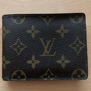Louis Vuitton black/brown monogram wallet
